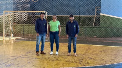 Poliesportivo de Dois Irmãos do Buriti passa por manutenção e deve receber revitalização