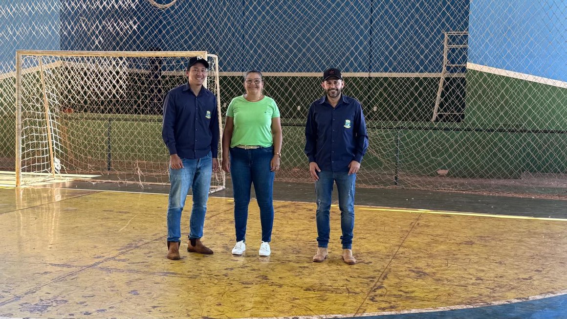 Poliesportivo de Dois Irmãos do Buriti passa por manutenção e deve receber revitalização