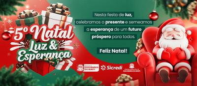 Prefeitura de Dois Irmãos do Buriti realiza 5º Natal Luz & Esperança com grandes shows nesta sexta (12)